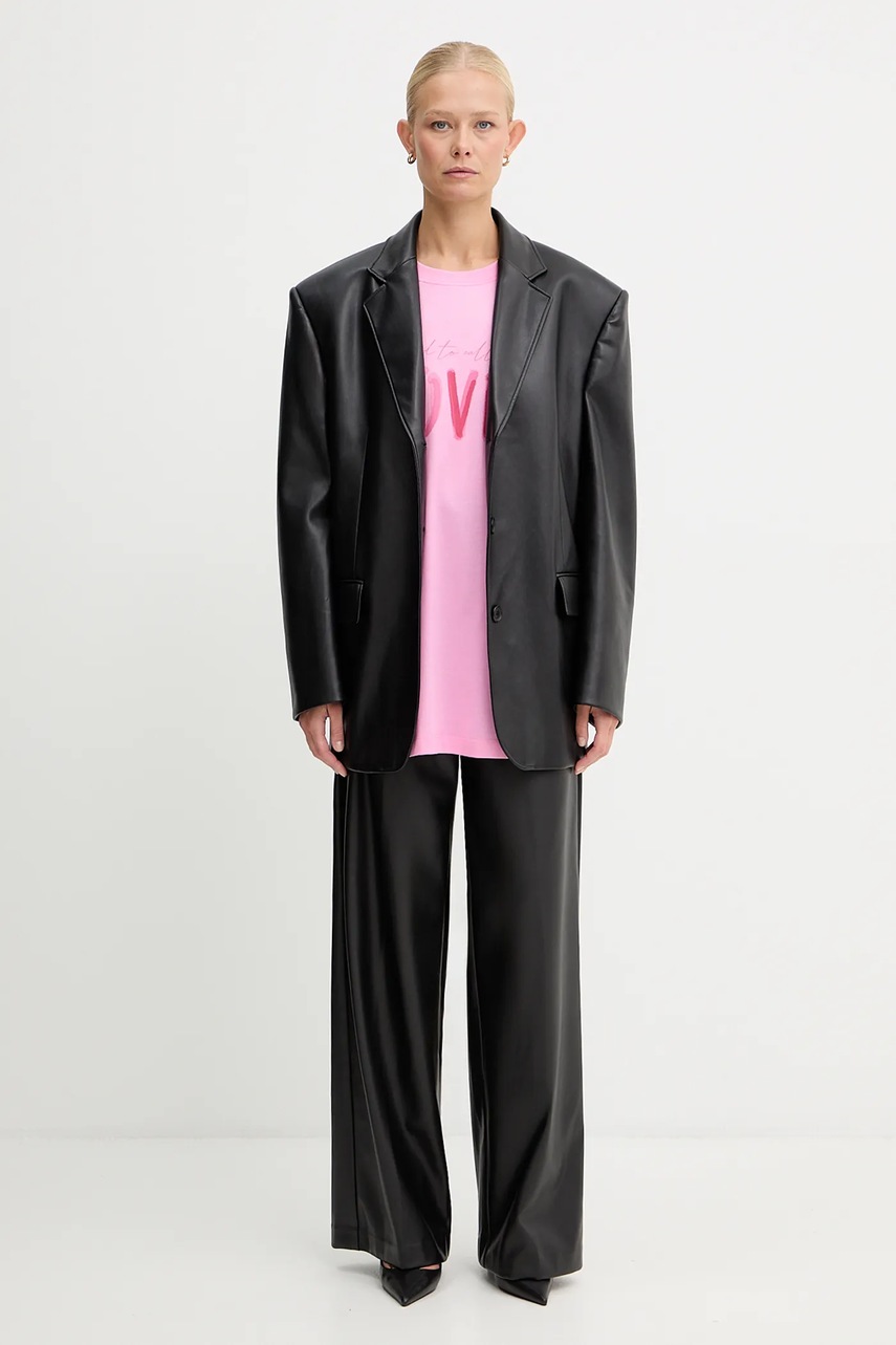 Хлопковая футболка Twinset цвет розовый 252AQ2120