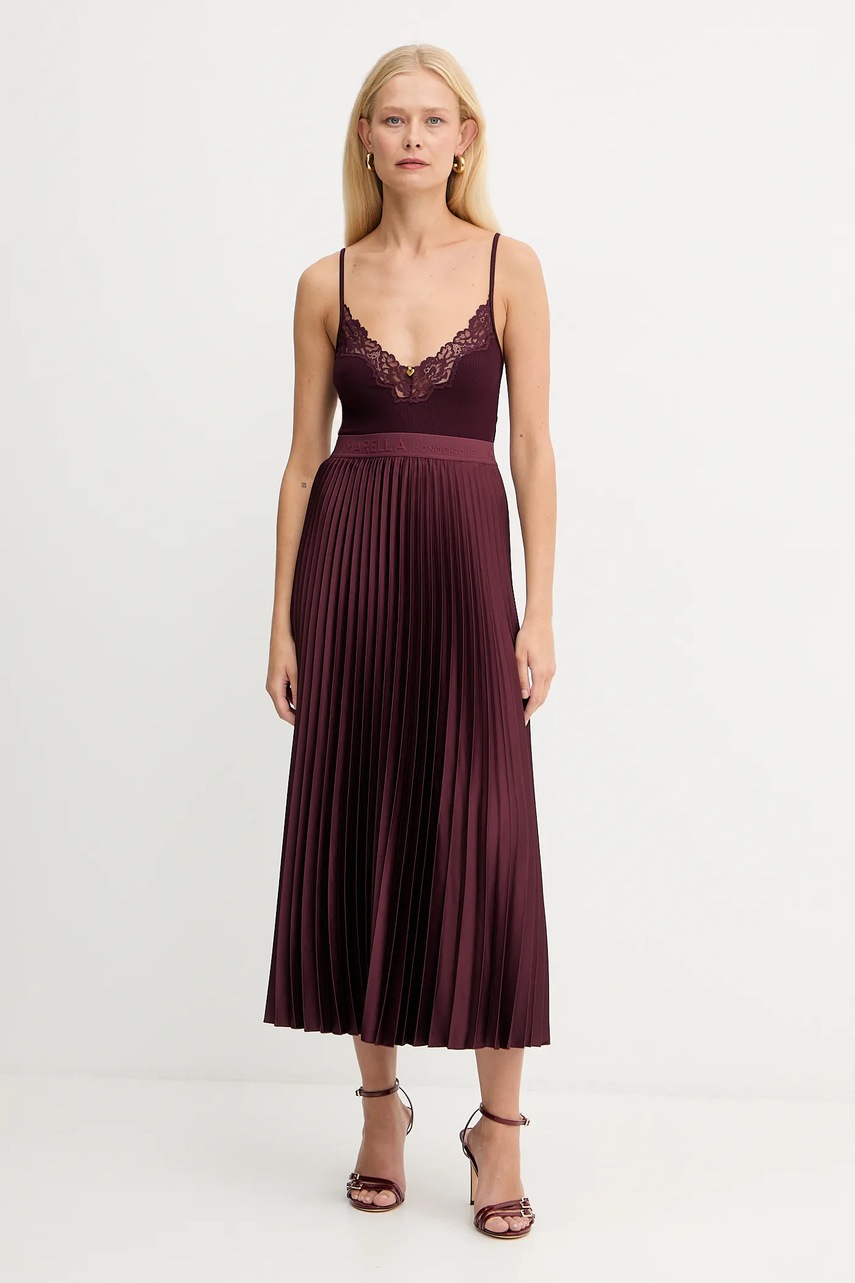 Топ Twinset цвет бордовый 252LL6CZZ