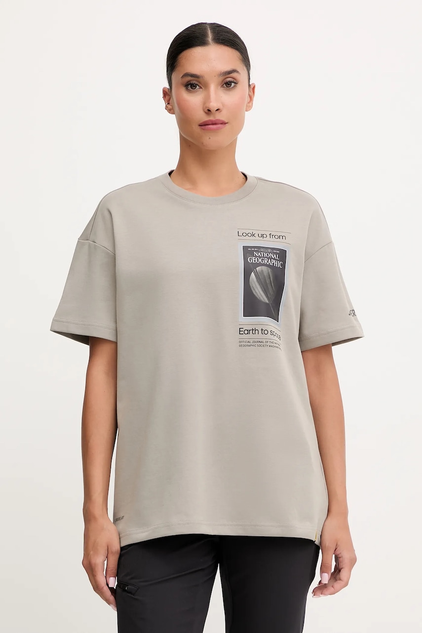 adidas TERREX tricou sport culoarea bej, KC2350