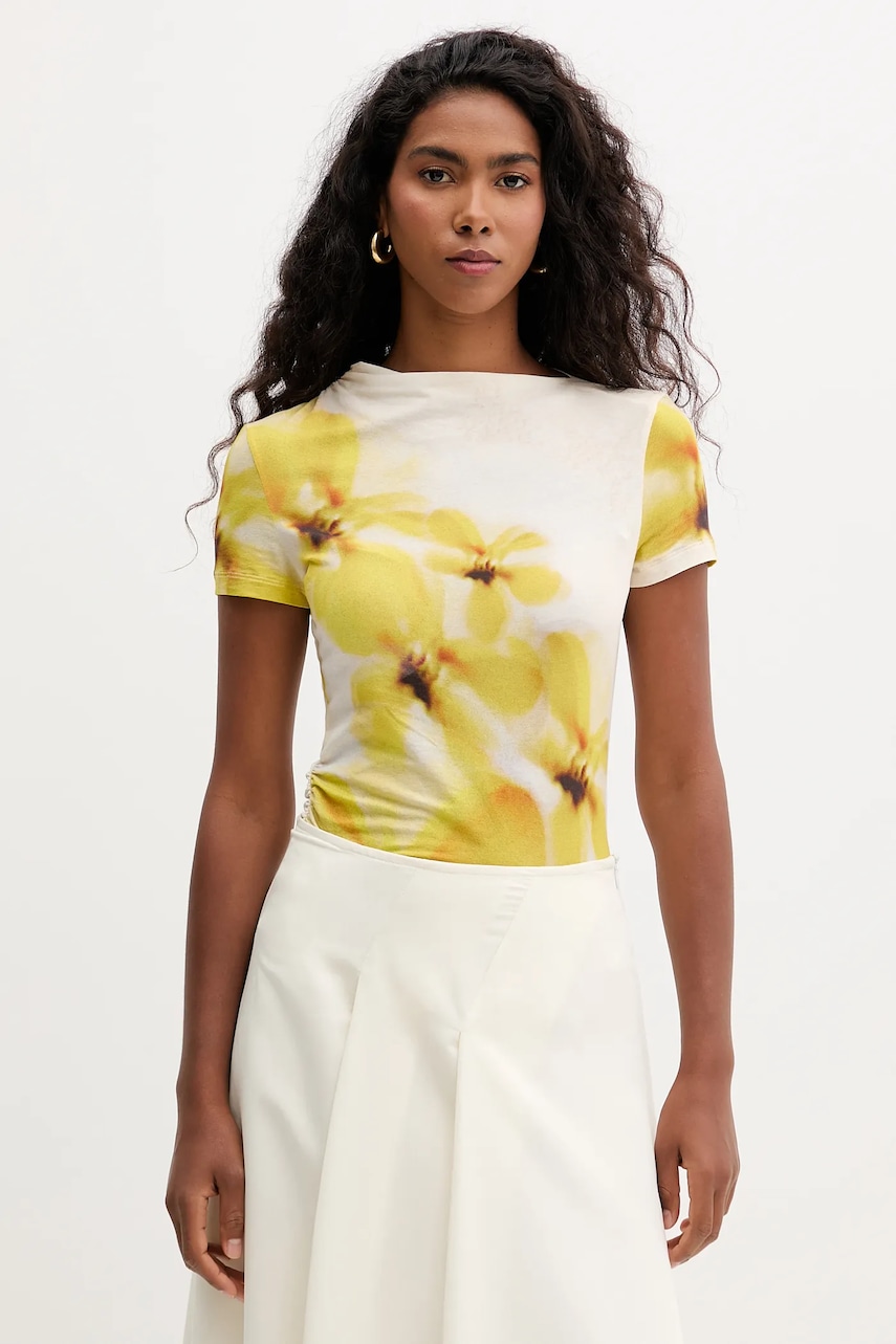 MAX&Co. tricou culoarea bej, 2526946121200