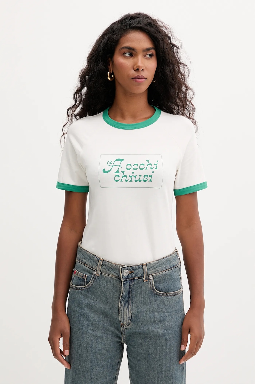 MAX&Co. tricou culoarea bej, 2528946011200