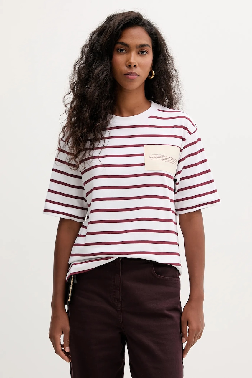 MAX&Co. tricou din bumbac culoarea alb, 2528976021200