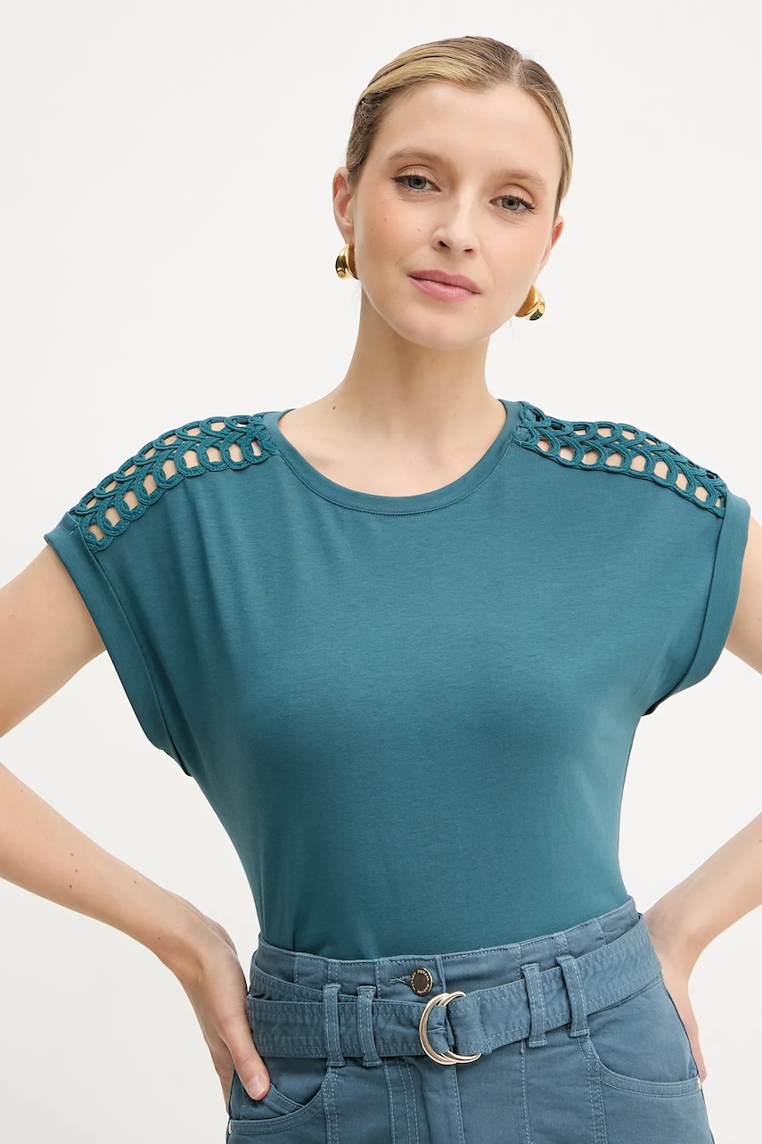 Morgan tricou culoarea turcoaz, DUANE