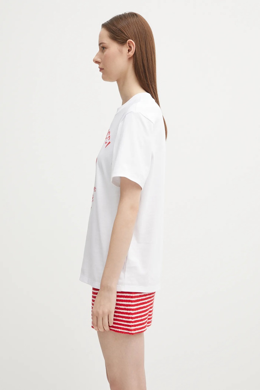 Хлопковая футболка Fiorucci Cupid Love Club Print Regular Fit цвет белый W02FPTSH428CJ01WH01 Хлопковая футболка Fiorucci Cupid Love Club Print Regular Fit цвет белый W02FPTSH428CJ01WH01