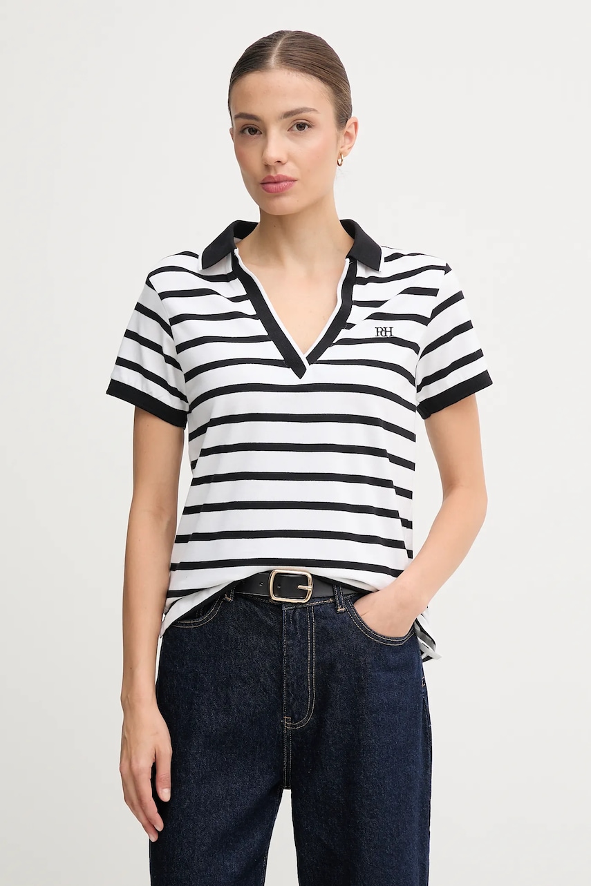 Pedro del Hierro tricou polo culoarea alb, 4532381