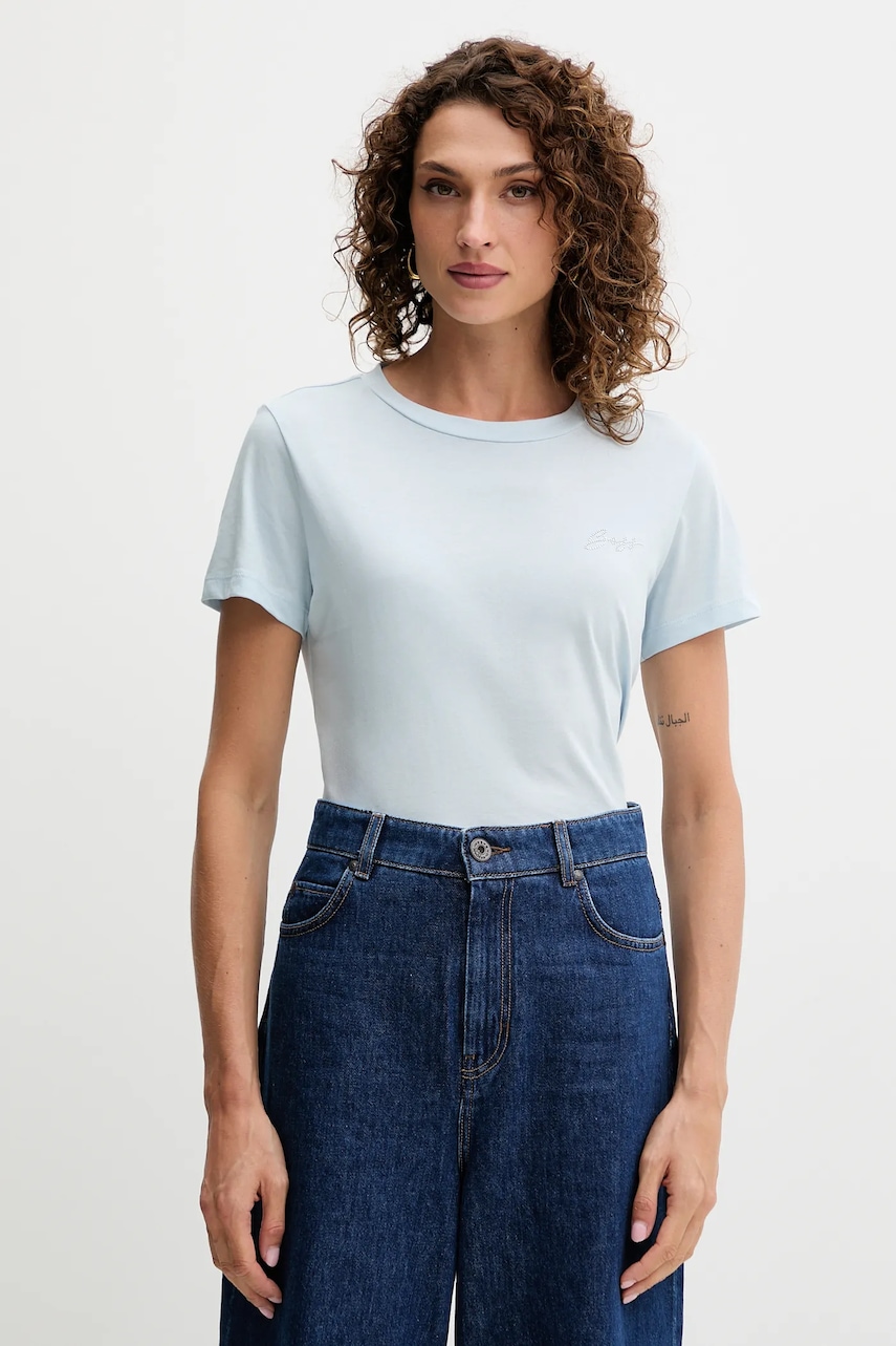 BOSS Orange tricou din bumbac C_Esogo_4