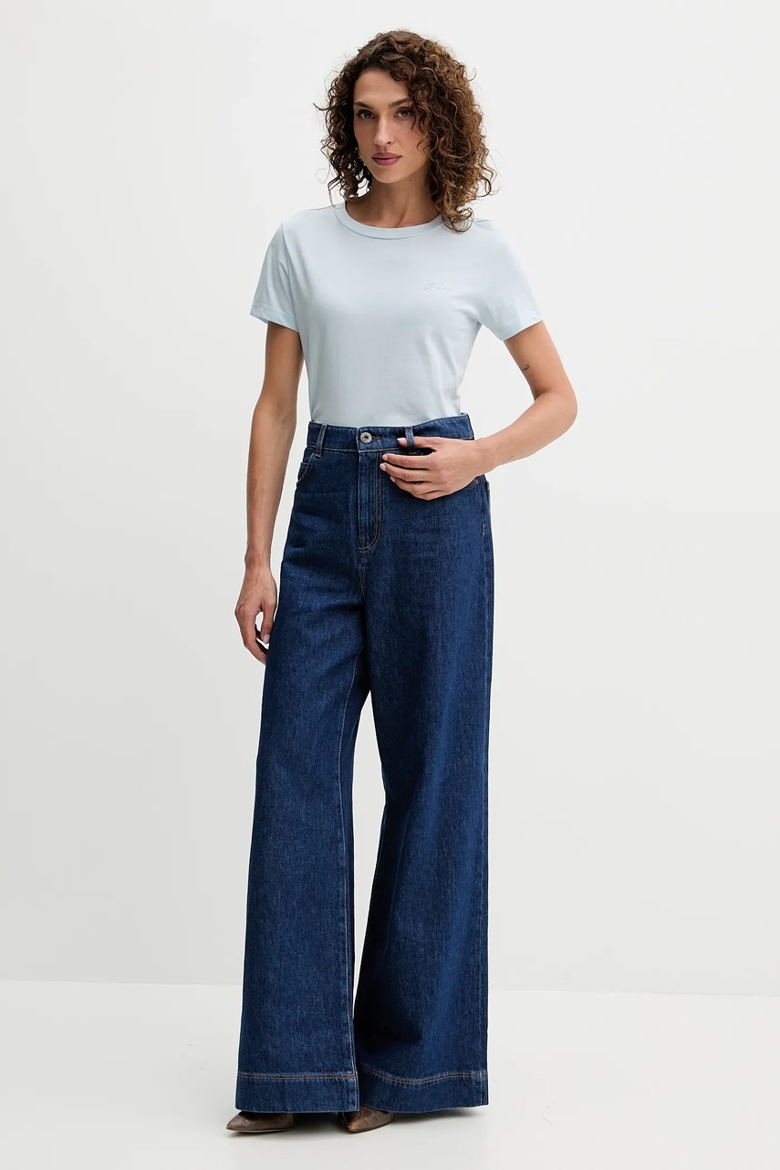 Хлопковая футболка BOSS Orange 50549184