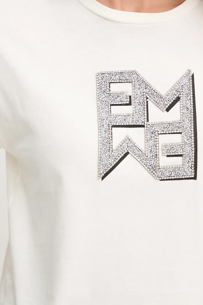 Βαμβακερό μπλουζάκι Marella Emme by Marella φωτογραφία