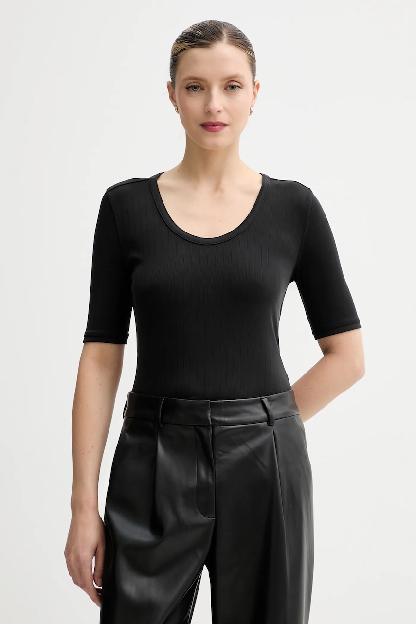 Levně Tričko Calvin Klein dámské, černá barva, LV044D213G