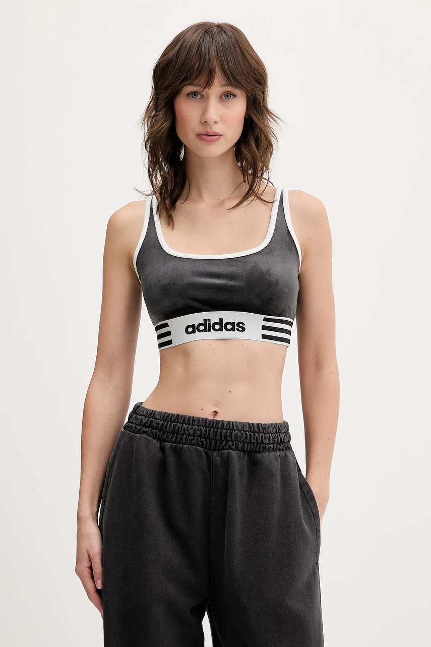 adidas Originals blat de catifea Winterized culoarea negru, JW7282