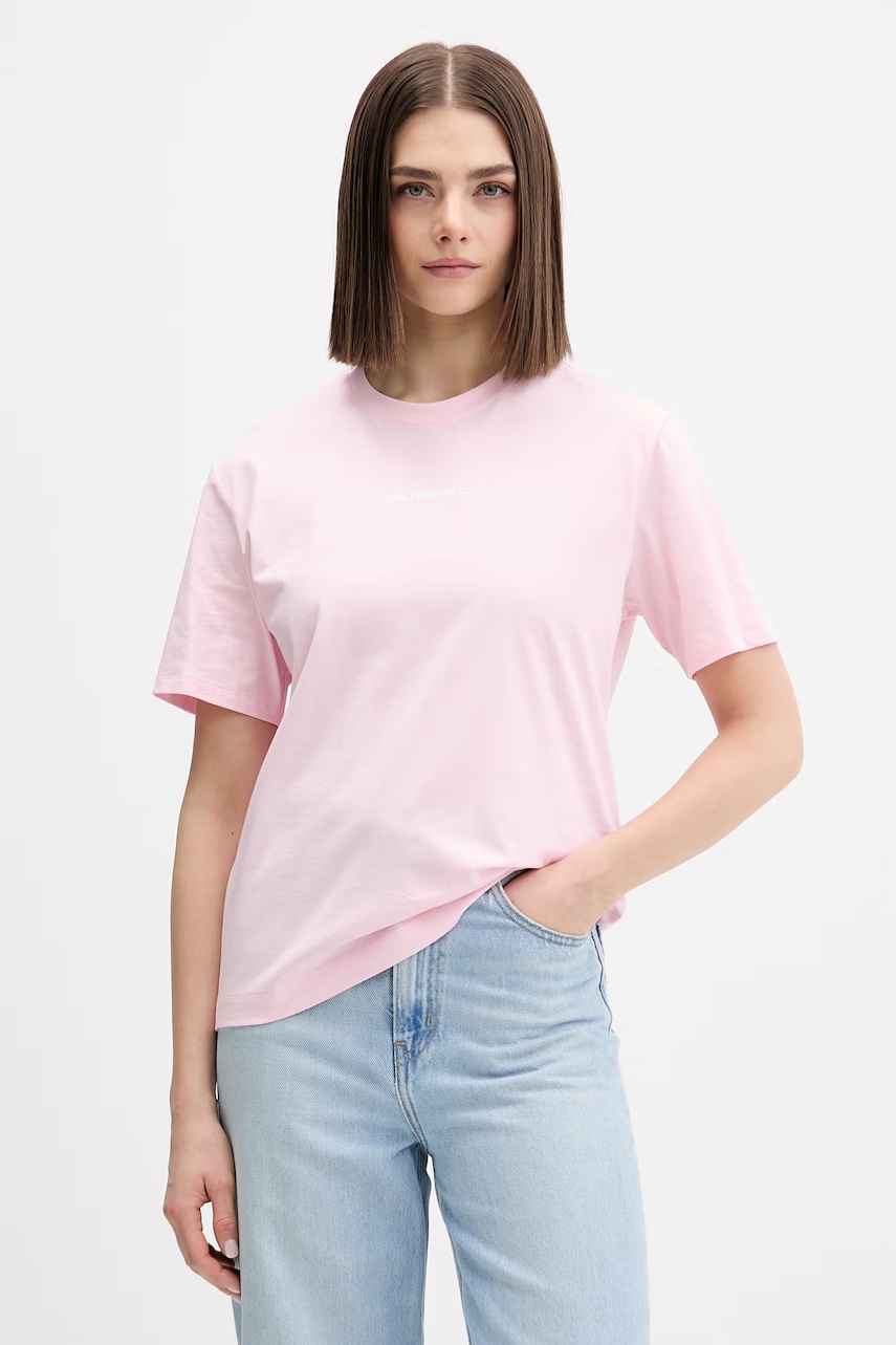 Karl Lagerfeld Jeans T-shirt γυναικείο βαμβακερό