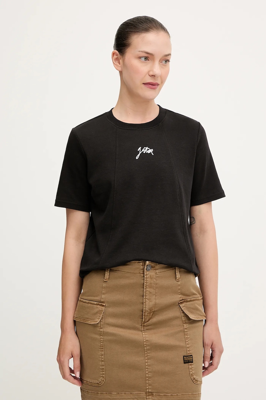 G-Star tricou din bumbac culoarea negru, D26907.D976