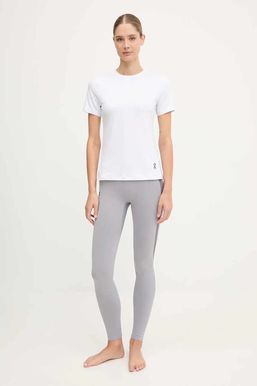 Футболка для йоги ON running Studio T цвет белый 1WF12460069 Футболка для йоги ON running Studio T цвет белый 1WF12460069