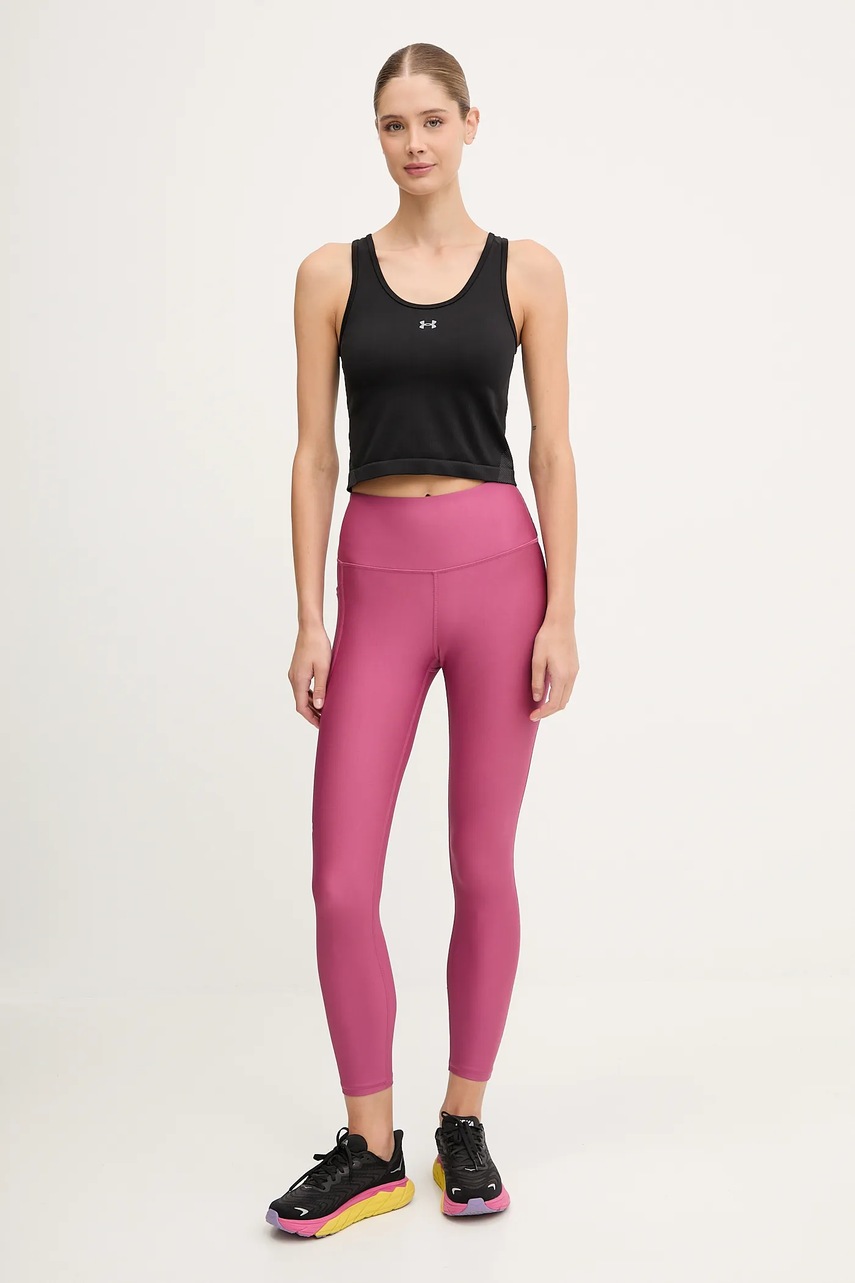 Τοπ προπόνησης Under Armour Vanish Seamless χρώμα: μαύρο, 6000640 φωτογραφία