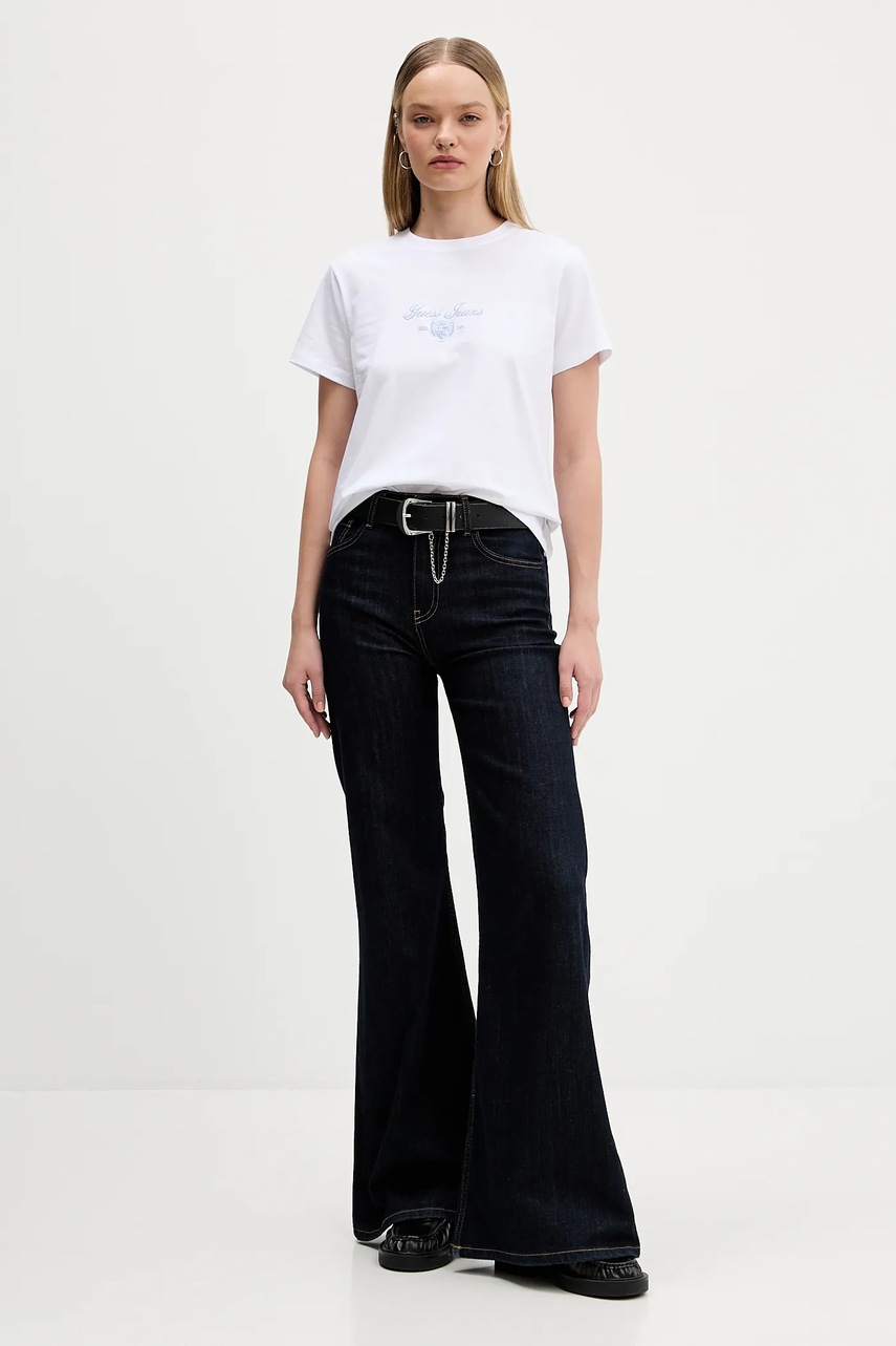 Футболка Guess Jeans цвет белый W5BI09 J1314