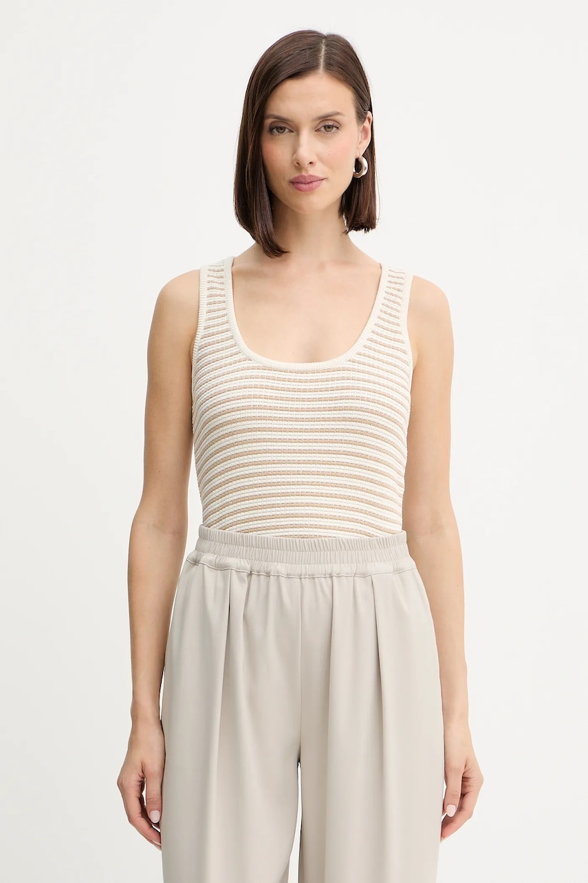 Morgan top culoarea bej, MCAMI