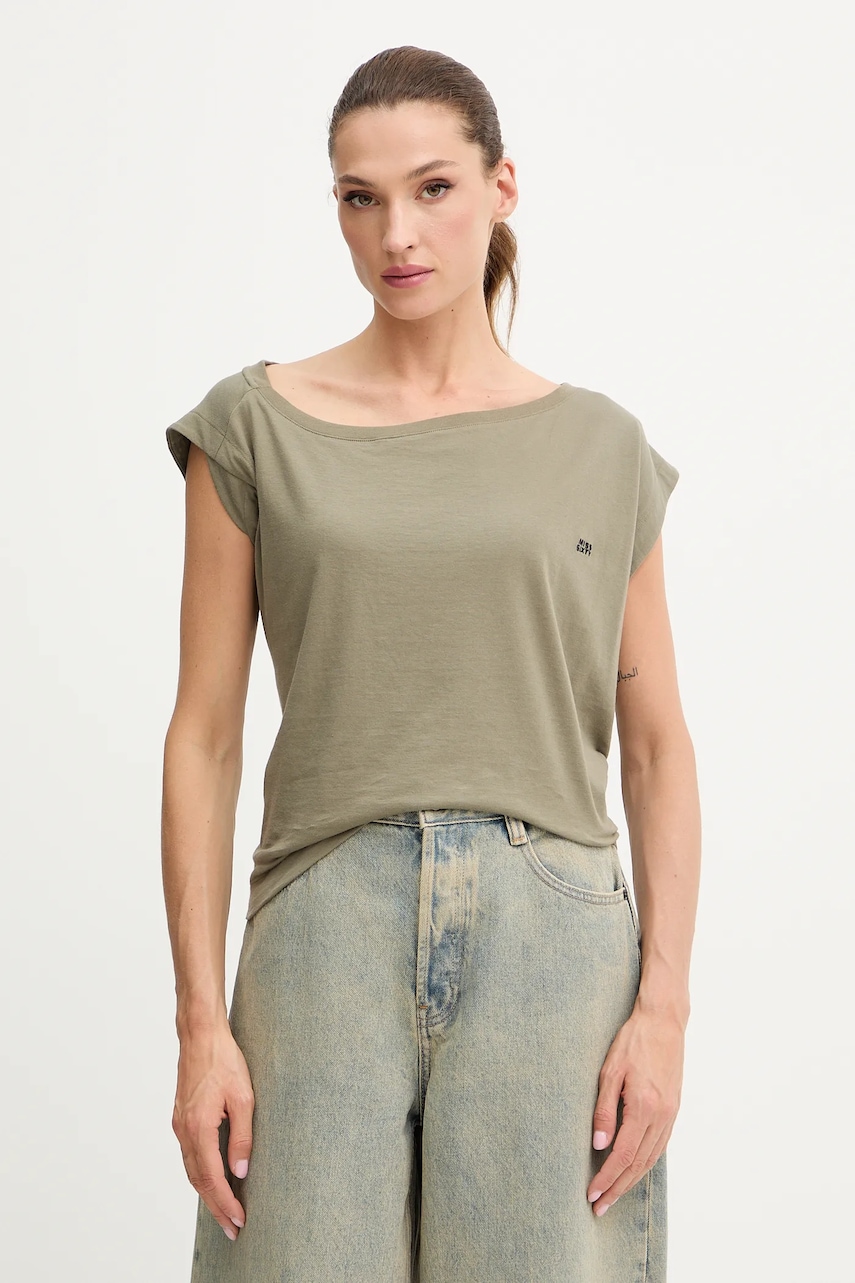 Miss Sixty tricou din bumbac culoarea verde, 6S3SJ32500