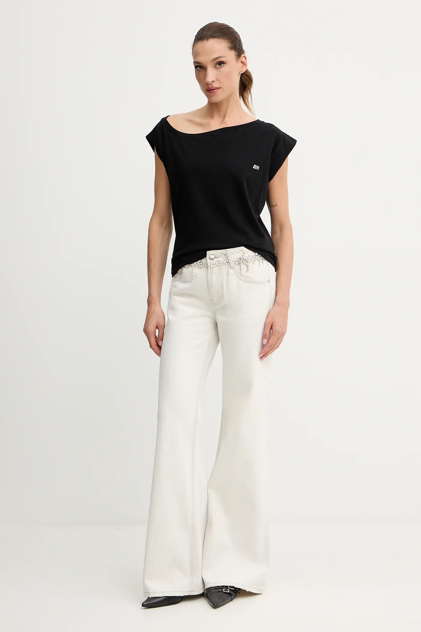 Хлопковая футболка Miss Sixty цвет чёрный 6S3SJ32500