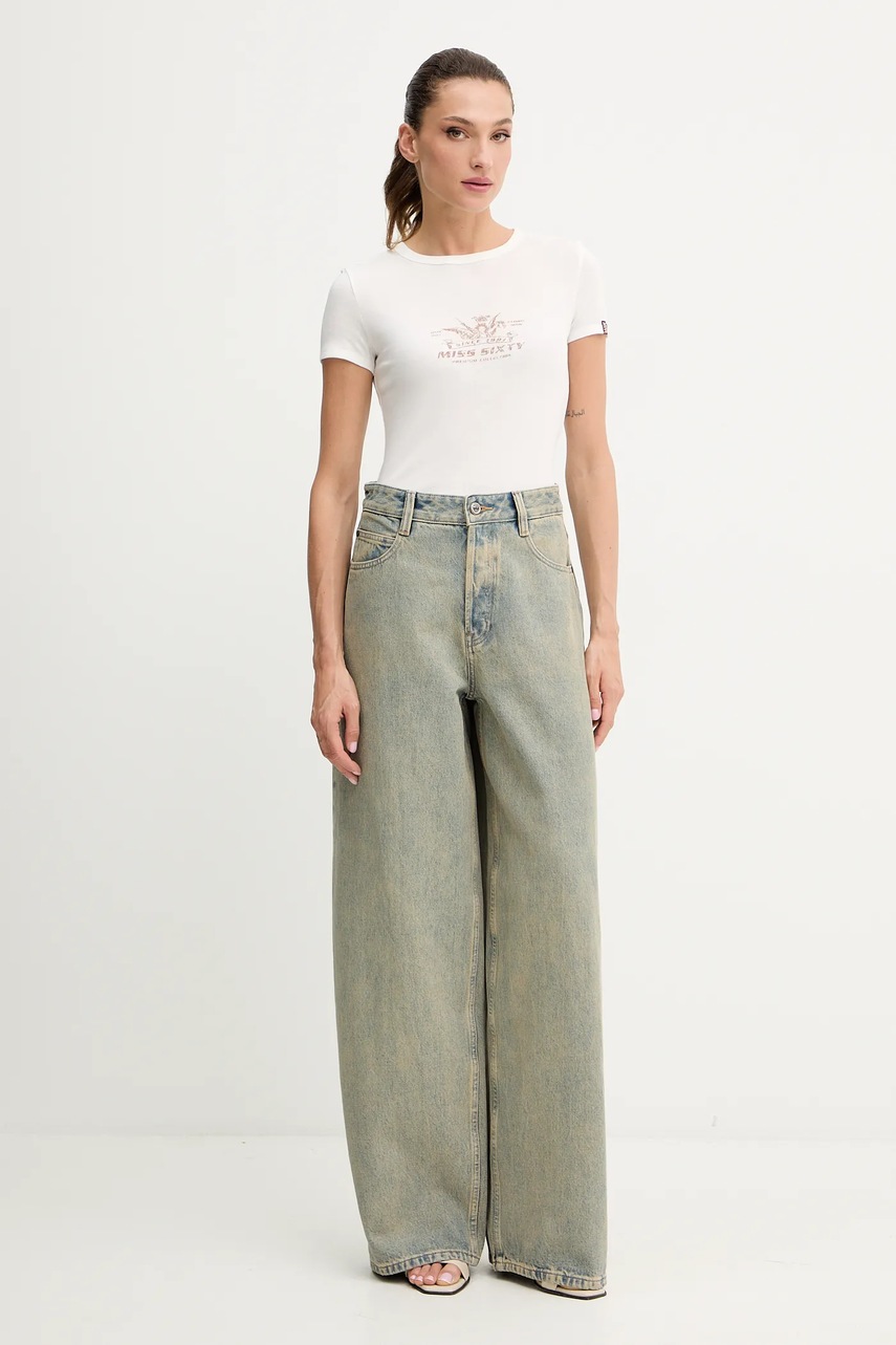 Футболка Miss Sixty цвет бежевый 6S3SJ56300