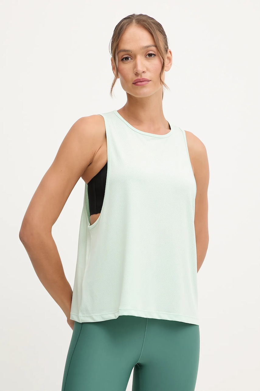 Casall top de antrenament Laser Mesh culoarea turcoaz, 25212