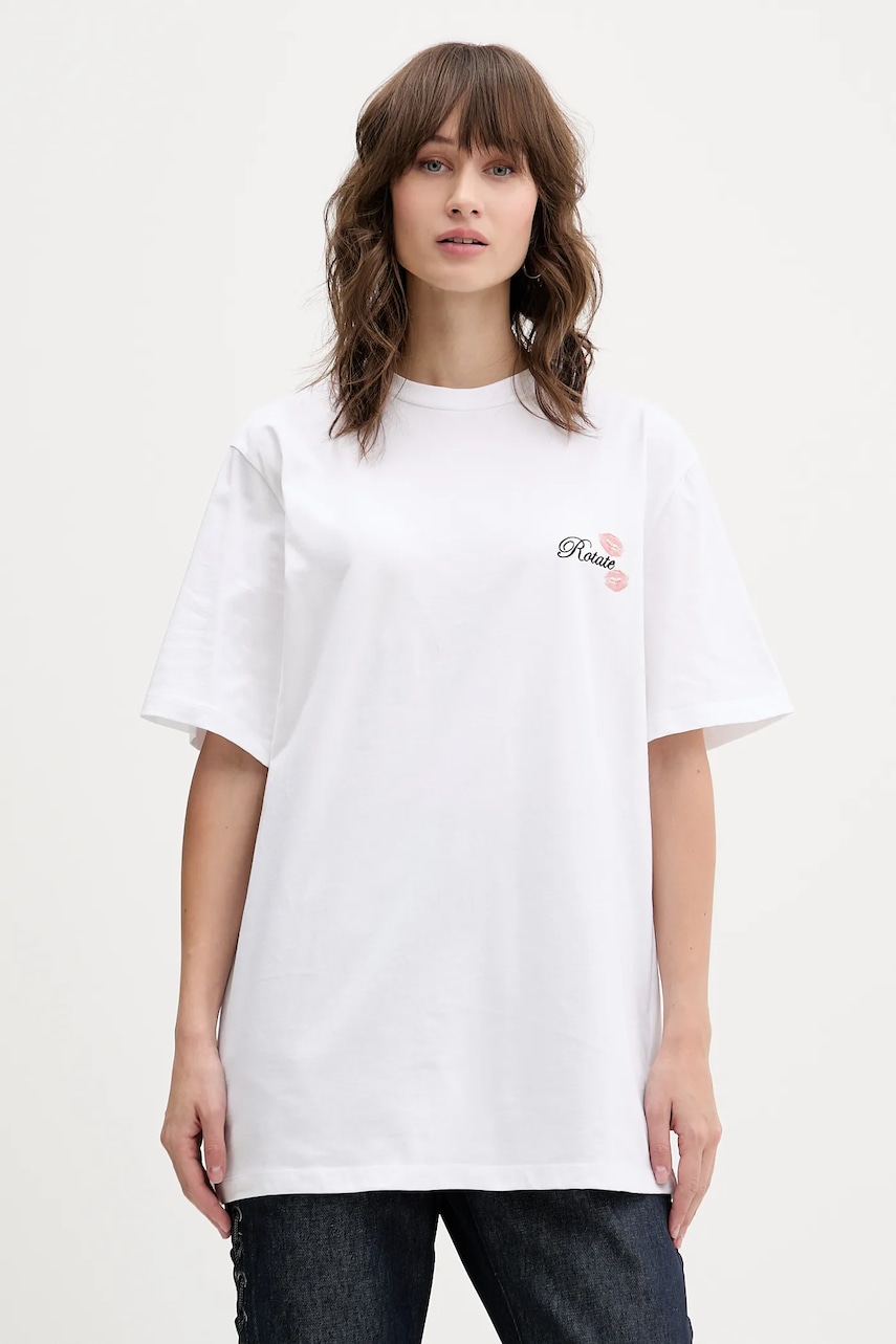 Rotate tricou din bumbac culoarea alb, 114745400