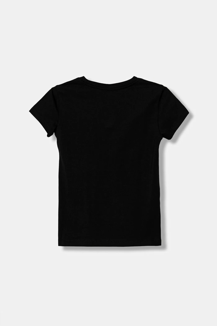 Детская хлопковая футболка Calvin Klein Jeans цвет чёрный IG0IG02972