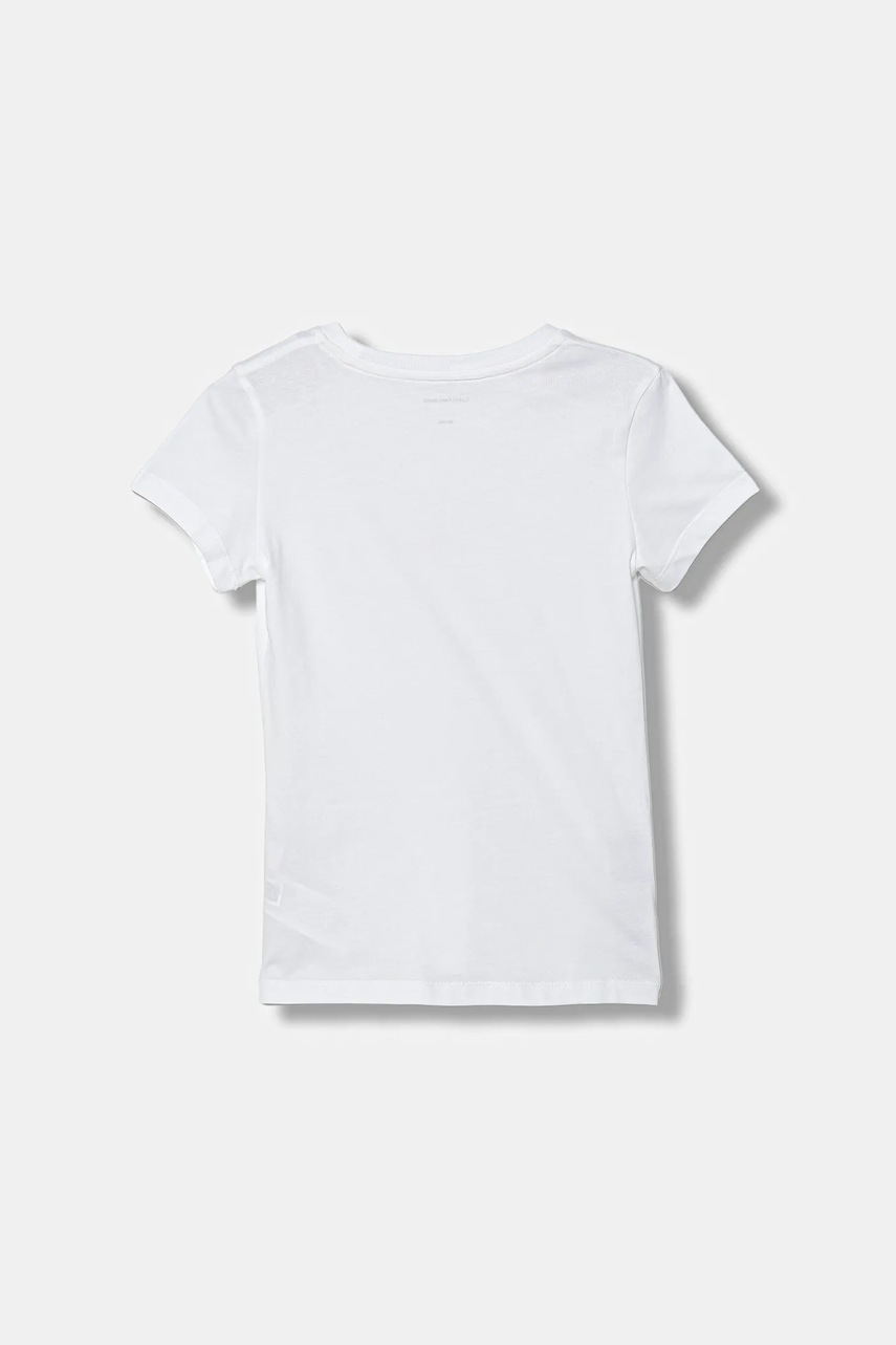 Детская хлопковая футболка Calvin Klein Jeans цвет белый IG0IG02972 Детская хлопковая футболка Calvin Klein Jeans цвет белый IG0IG02972