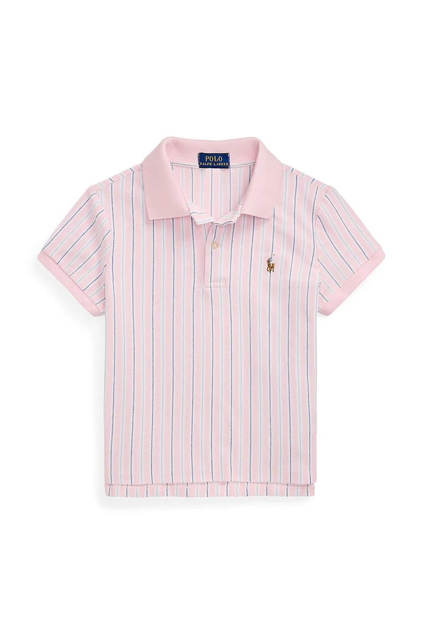 Levně Tričko Polo Ralph Lauren růžová barva, 313973118003
