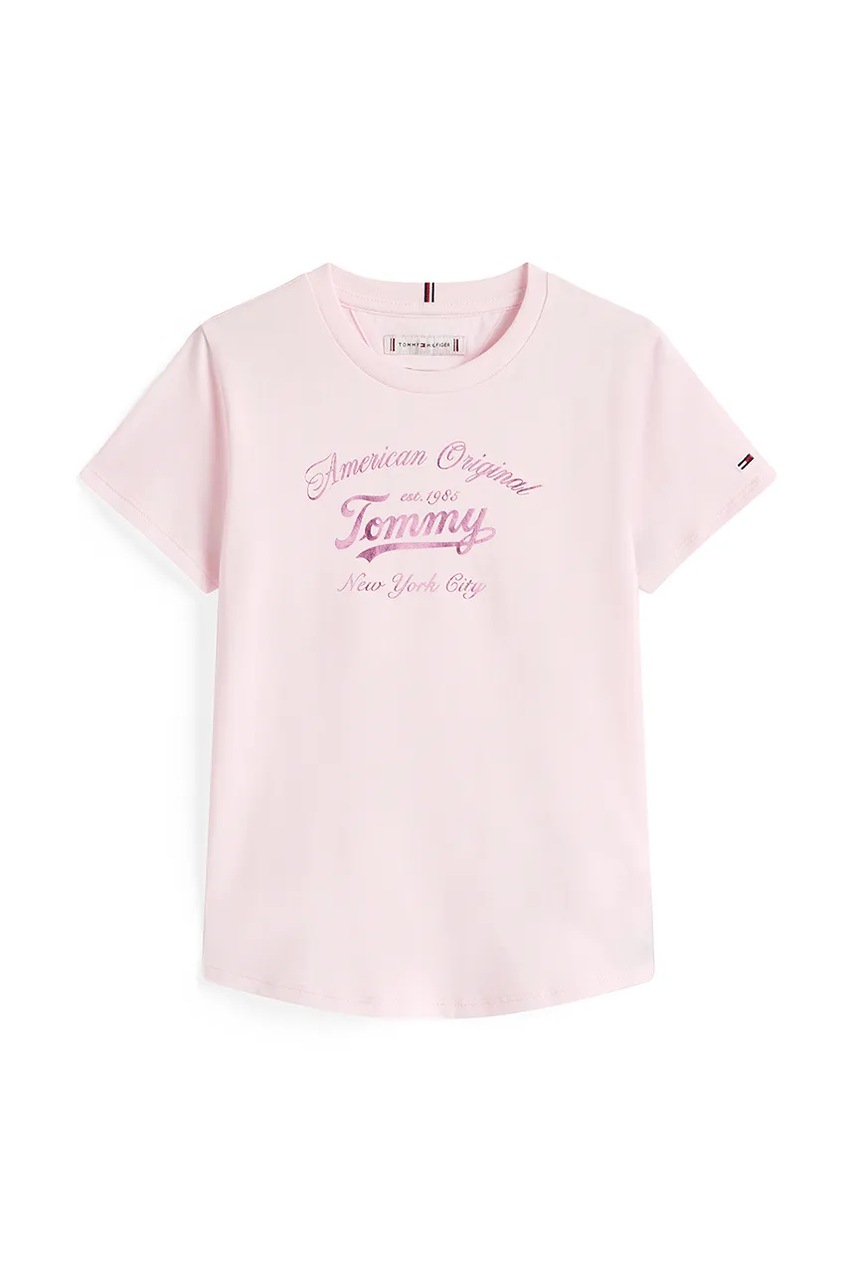 Футболка Tommy Hilfiger цвет розовый KG0KG08636 Футболка Tommy Hilfiger цвет розовый KG0KG08636
