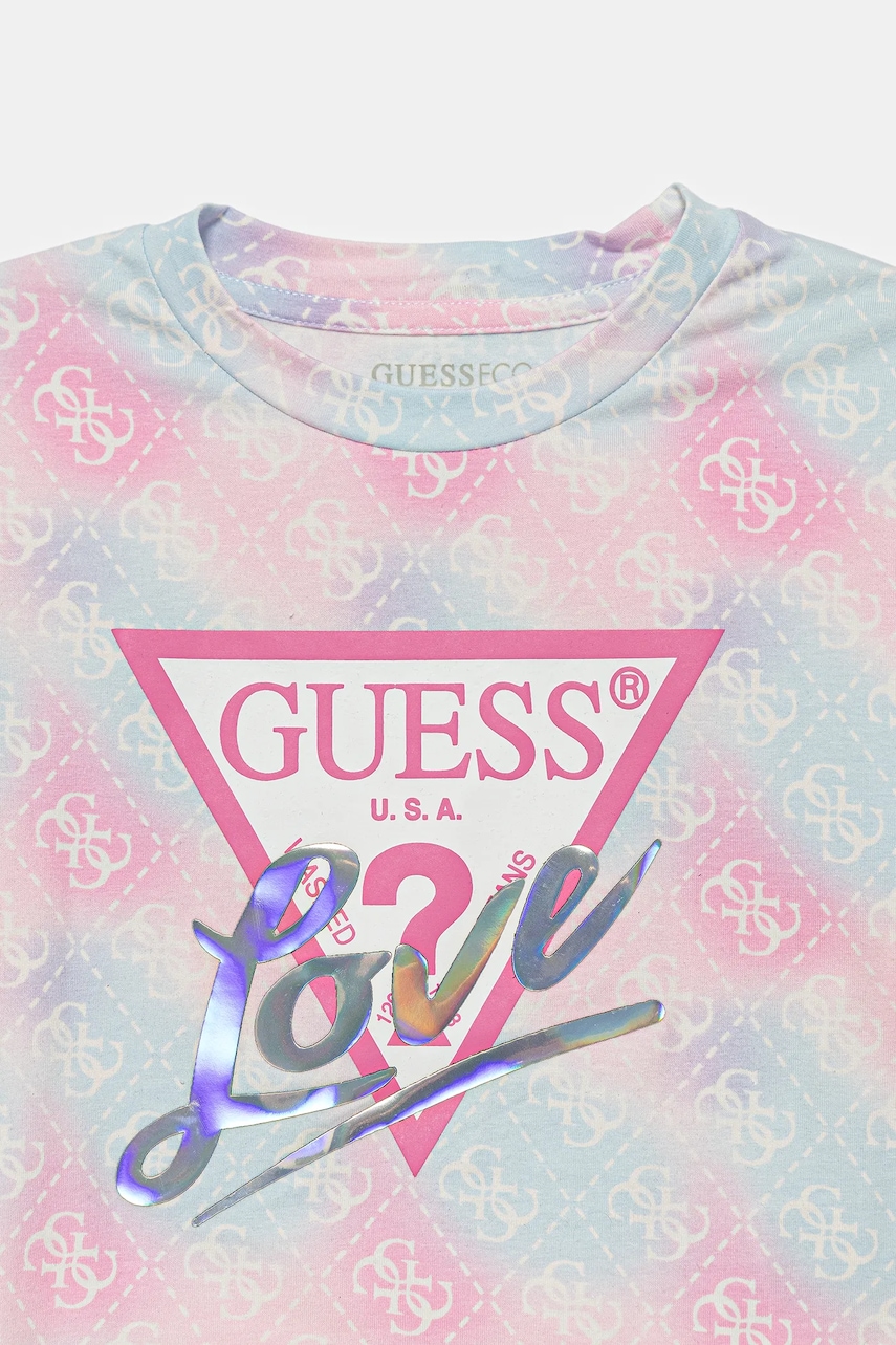 Guess gyerek póló rózsaszín, J5YI07 K6YW4 termék 2. képe