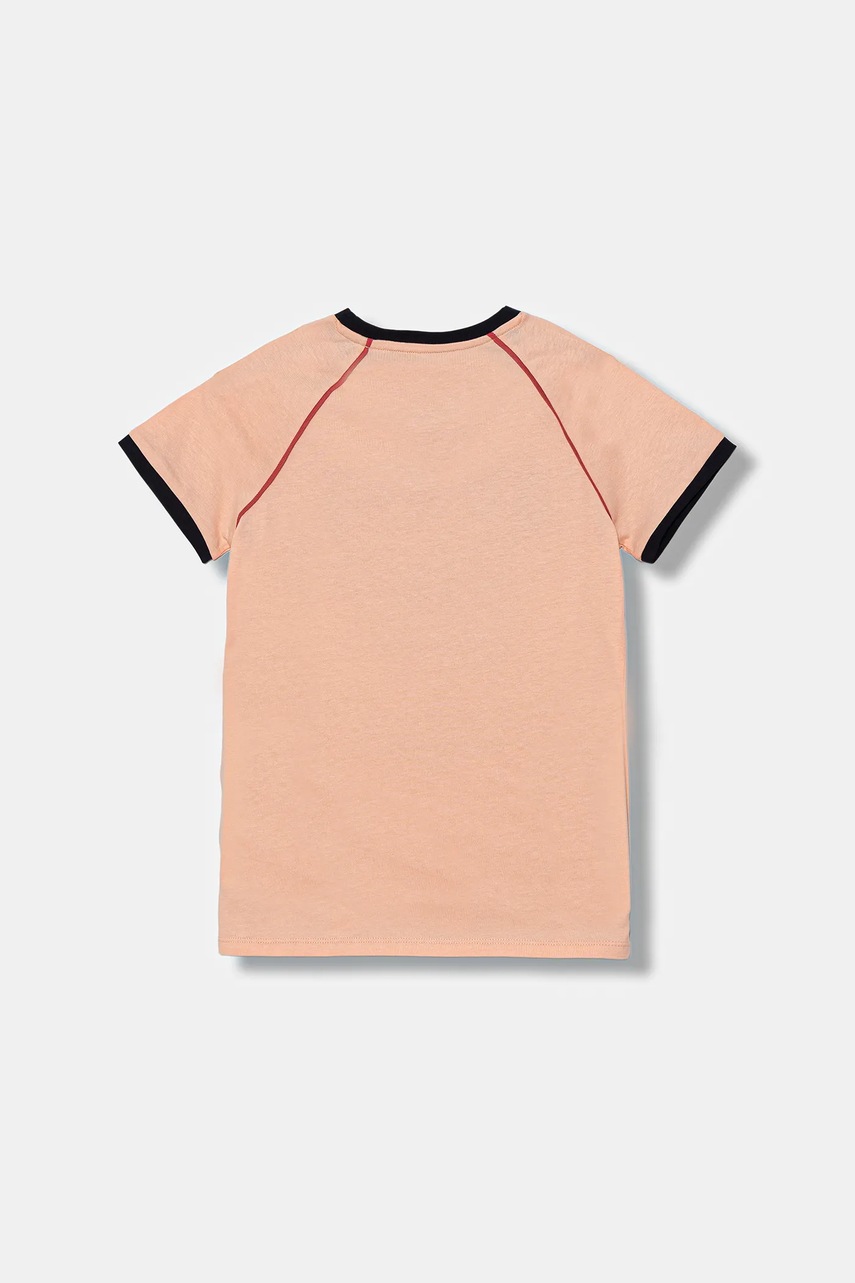 Детская хлопковая футболка Guess цвет оранжевый J5YI21 K8HM4