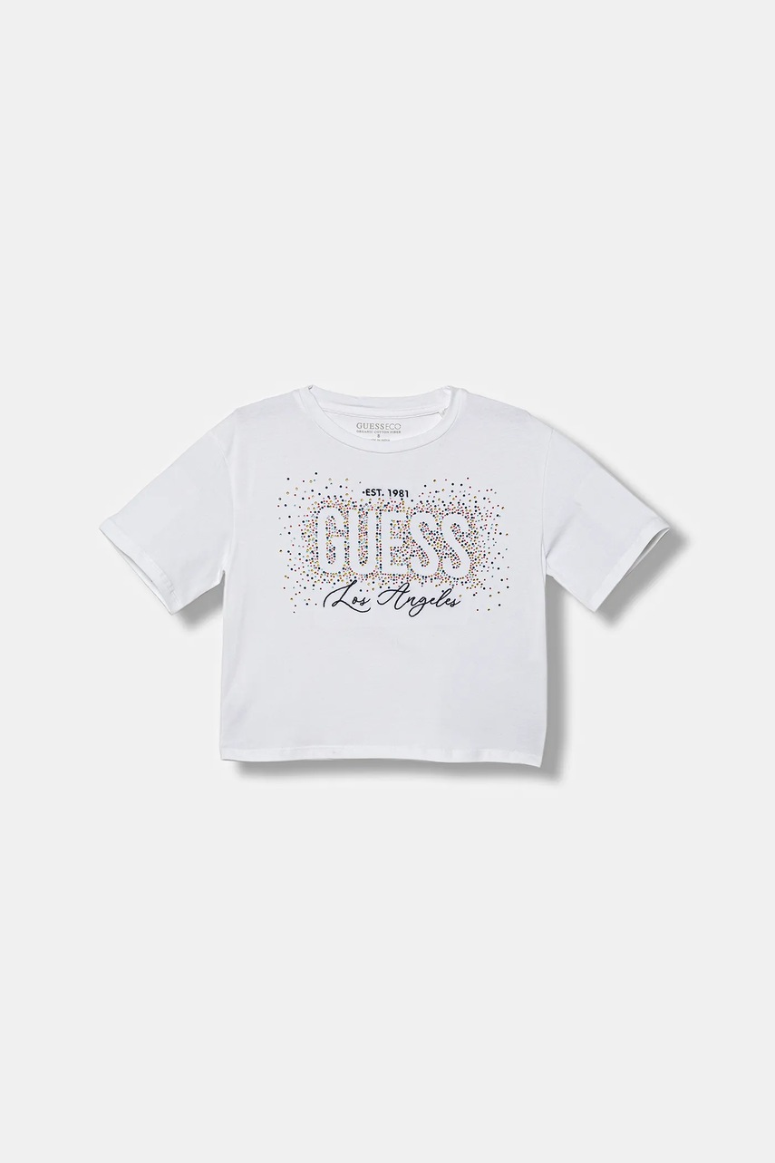 Guess gyerek póló fehér, J5YI23 K6YW4 akciós termékkép 1
