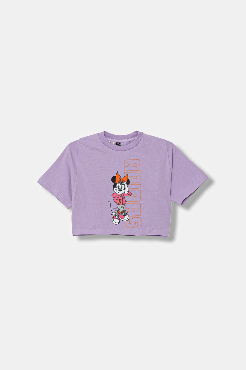 adidas tricou copii culoarea violet, JM0830