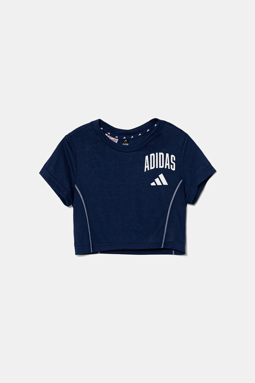 adidas tricou copii culoarea bleumarin, JM3855