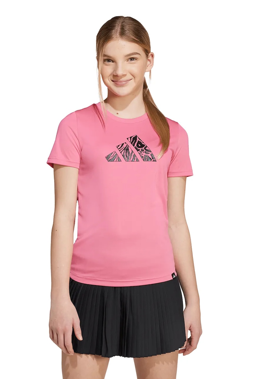 adidas tricou copii culoarea roz, JV5196