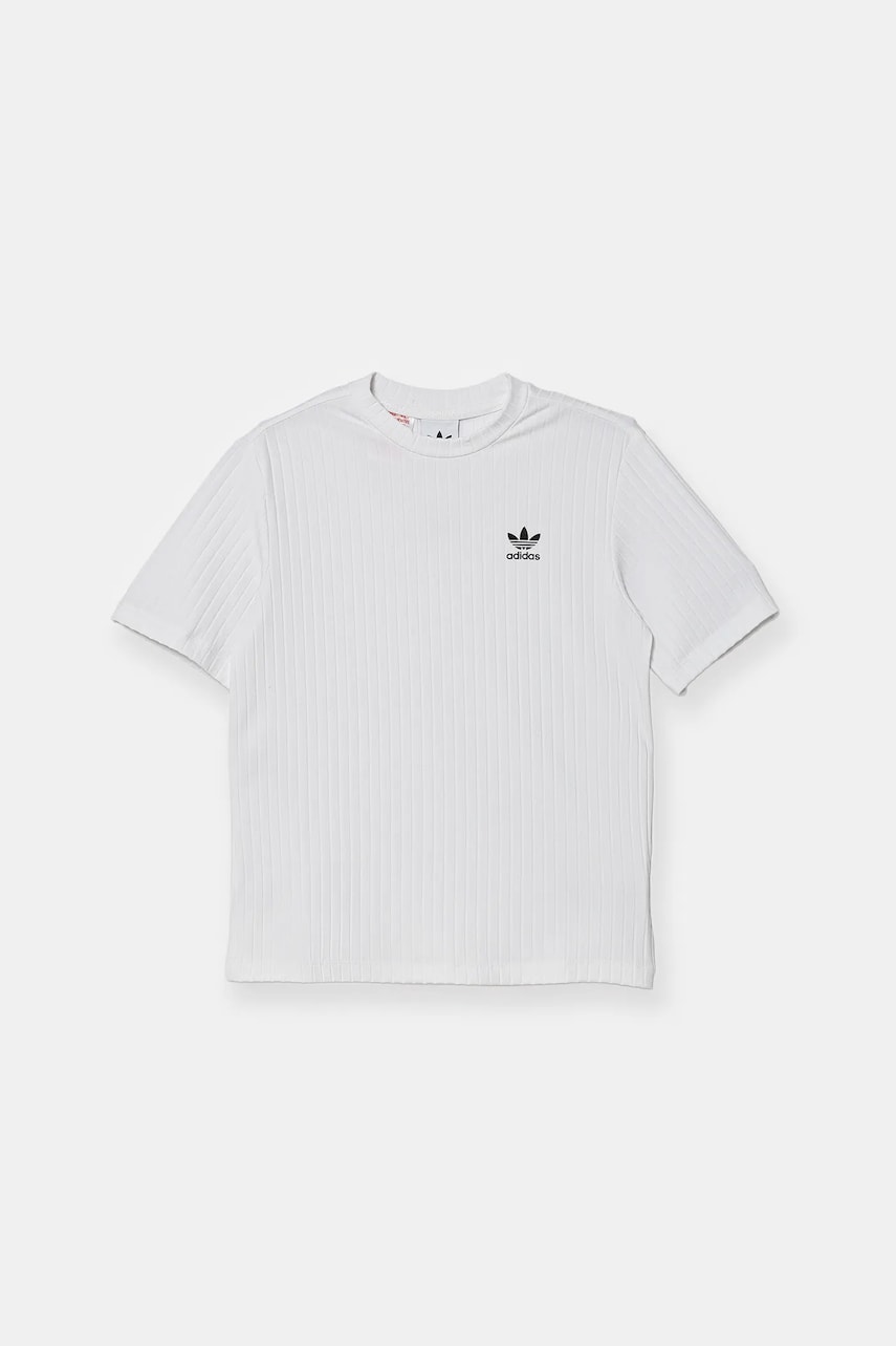 Levně Dětské tričko adidas Originals bílá barva, JX5179