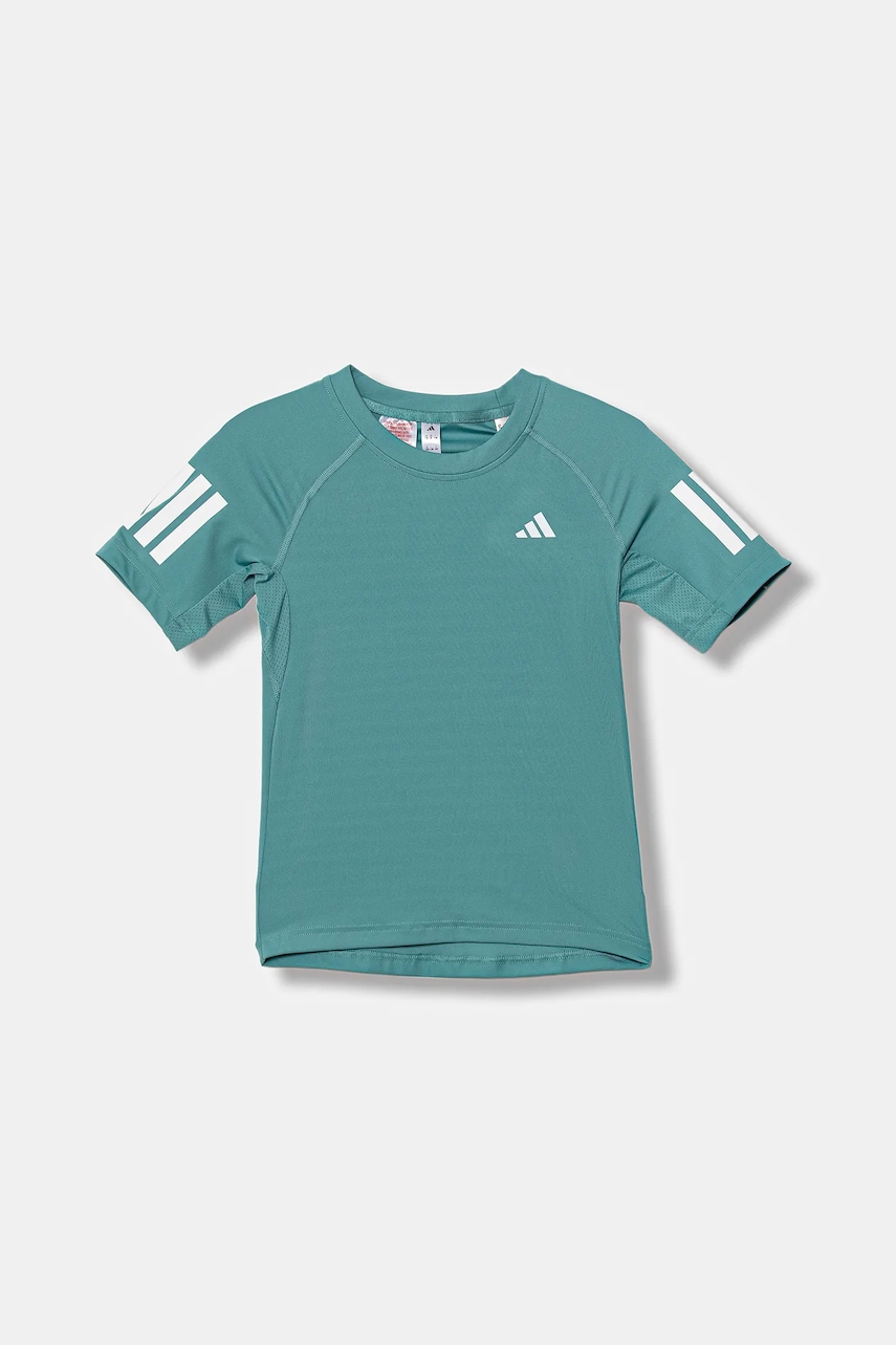 adidas Performance tricou copii culoarea turcoaz, JY2861