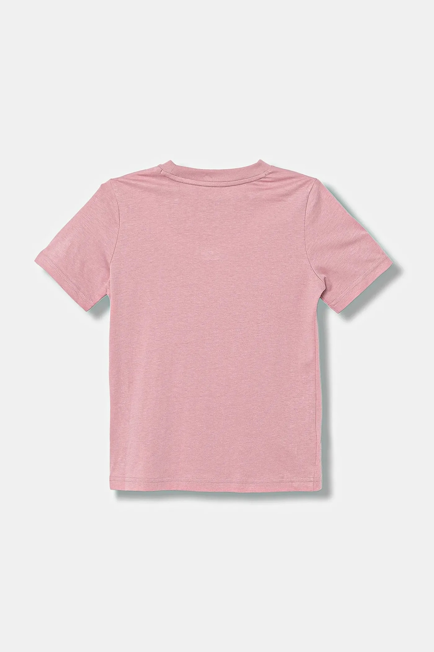 Детская хлопковая футболка Puma ESS SCRIPT Tee G цвет розовый 685805 Детская хлопковая футболка Puma ESS SCRIPT Tee G цвет розовый 685805