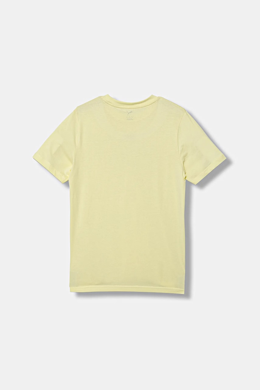 Детская хлопковая футболка Puma GRAPHIC No. 1 Logo Tee G цвет жёлтый 688497 Детская хлопковая футболка Puma GRAPHIC No. 1 Logo Tee G цвет жёлтый 688497