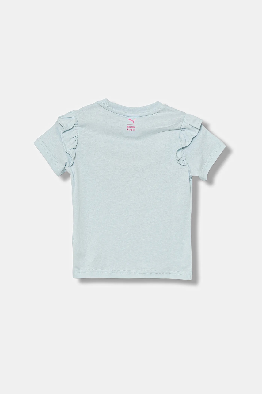 Детская хлопковая футболка Puma PUMA X HELLO KITTY & FRIENDS Ruffle Tee 632386 Детская хлопковая футболка Puma PUMA X HELLO KITTY & FRIENDS Ruffle Tee 632386