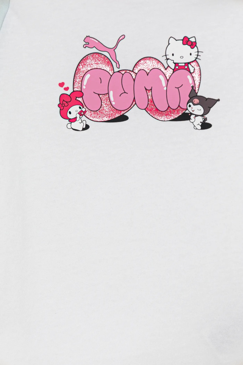 Dětské bavlněné tričko Puma PUMA X HELLO KITTY &amp; FRIENDS Slim Tee (obrázek 3)