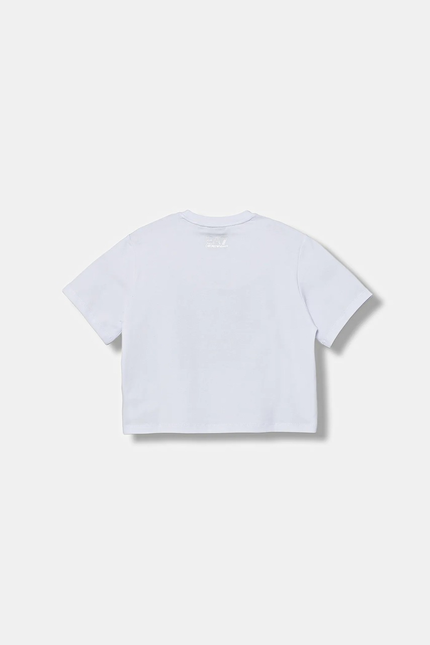 Детская футболка EA7 Emporio Armani цвет белый 7G000112 AF14883 Детская футболка EA7 Emporio Armani цвет белый 7G000112 AF14883