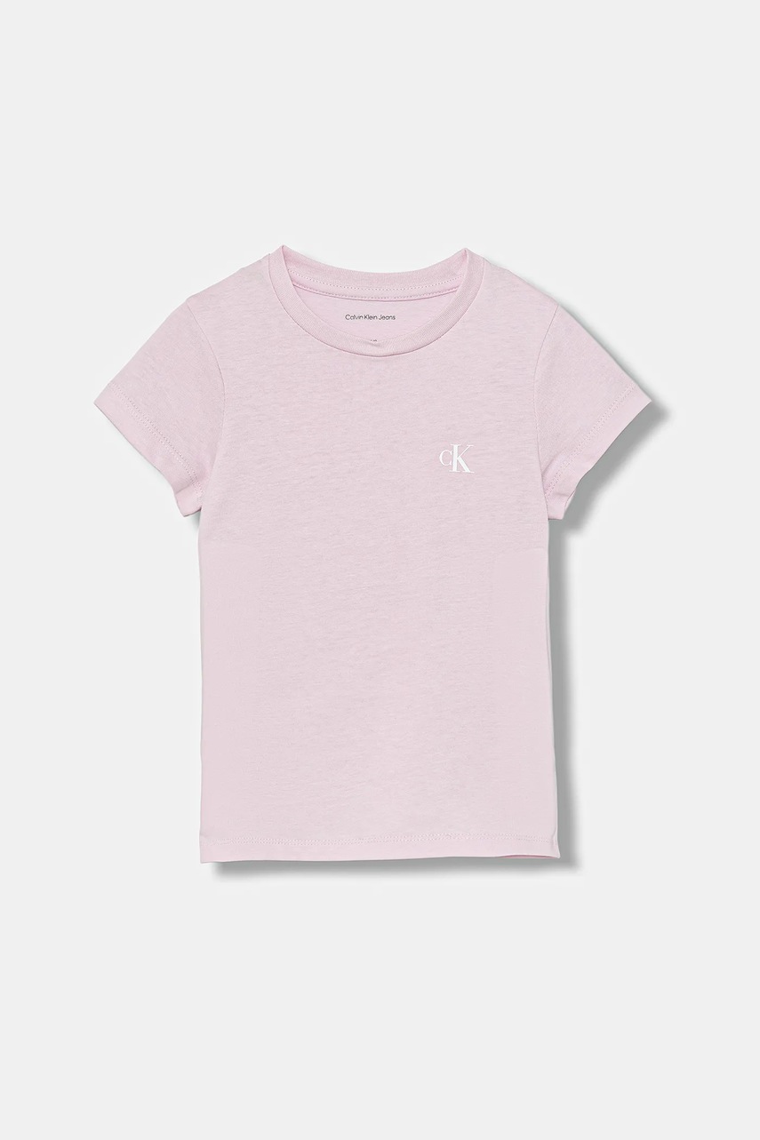 Детская футболка Calvin Klein Jeans 2 шт цвет чёрный IG0IG03037 Детская футболка Calvin Klein Jeans 2 шт цвет чёрный IG0IG03037
