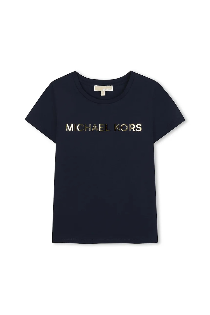 Michael Kors tricou copii culoarea bleumarin, R30492