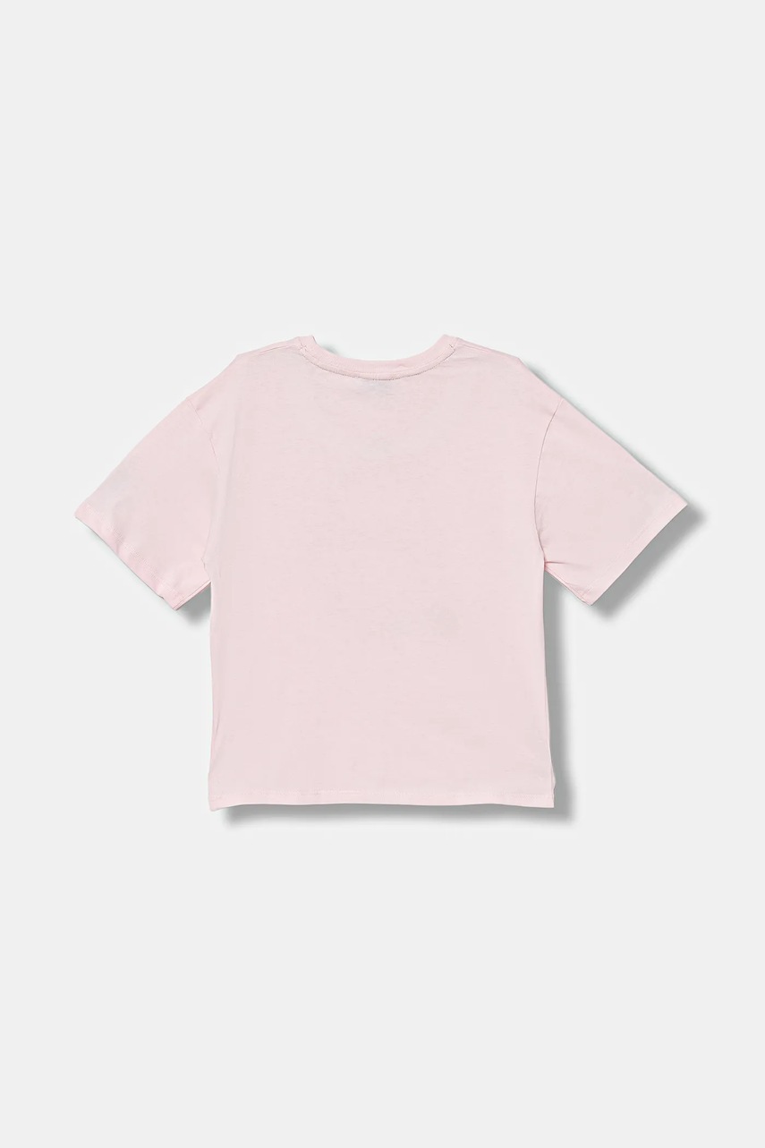 Детская хлопковая футболка Marc Jacobs цвет розовый W60579