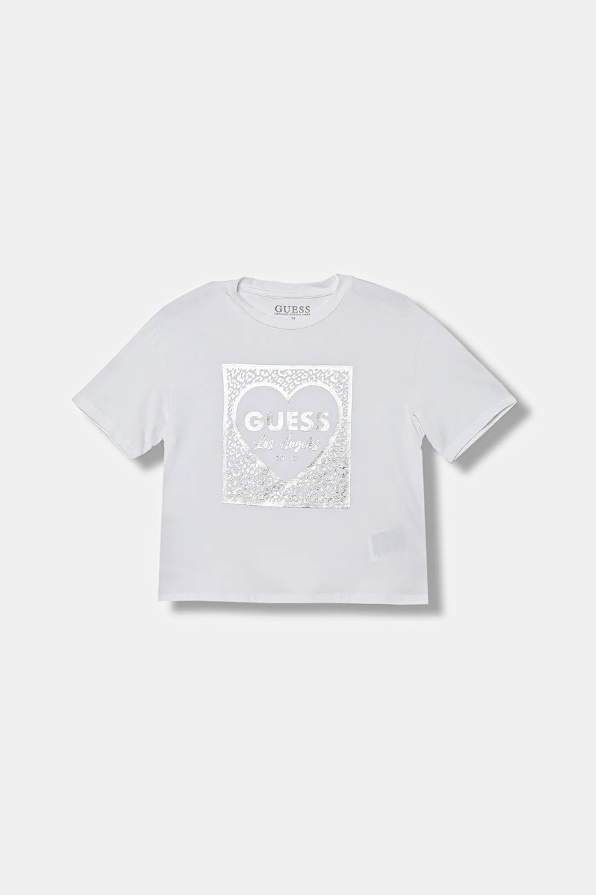 Levně Dětské tričko Guess bílá barva, J5BI00 J1314