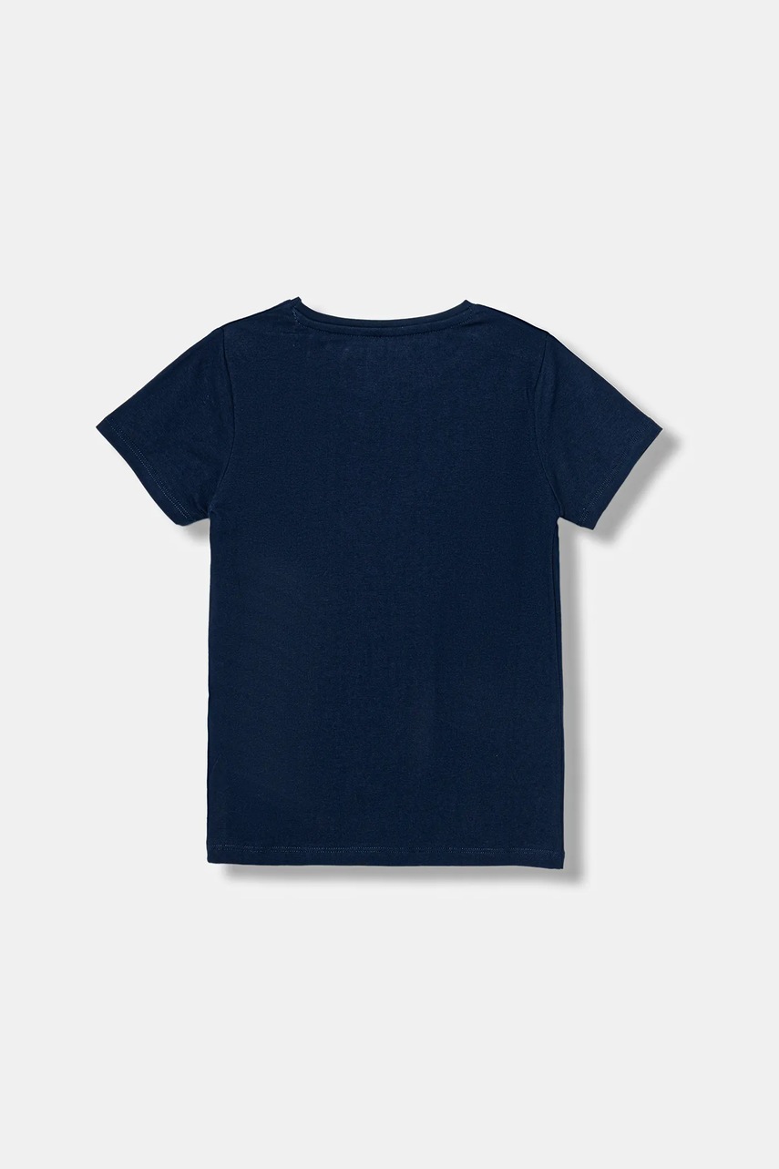 Детская хлопковая футболка Guess цвет синий J5BI39 J1314