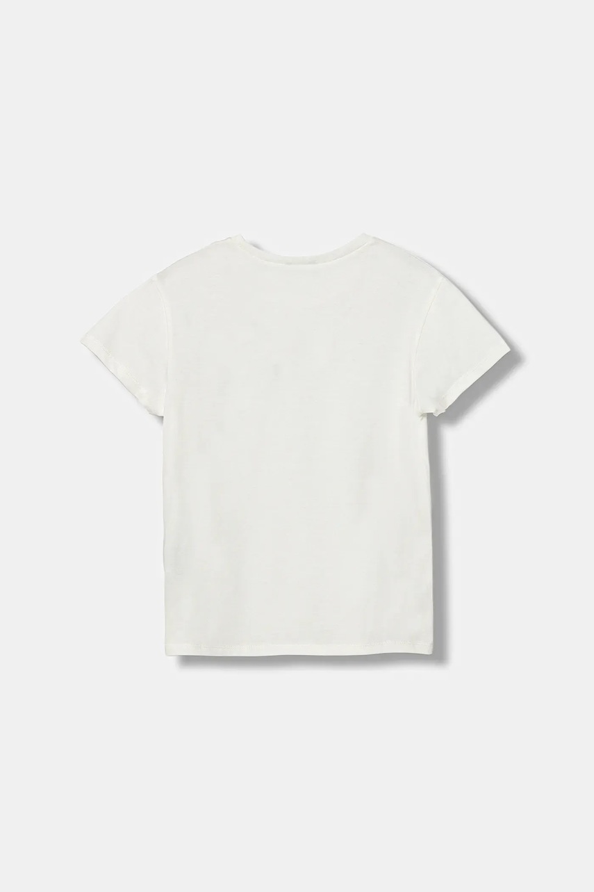 Детская хлопковая футболка United Colors of Benetton цвет белый 3I1XC10Q1 Детская хлопковая футболка United Colors of Benetton цвет белый 3I1XC10Q1