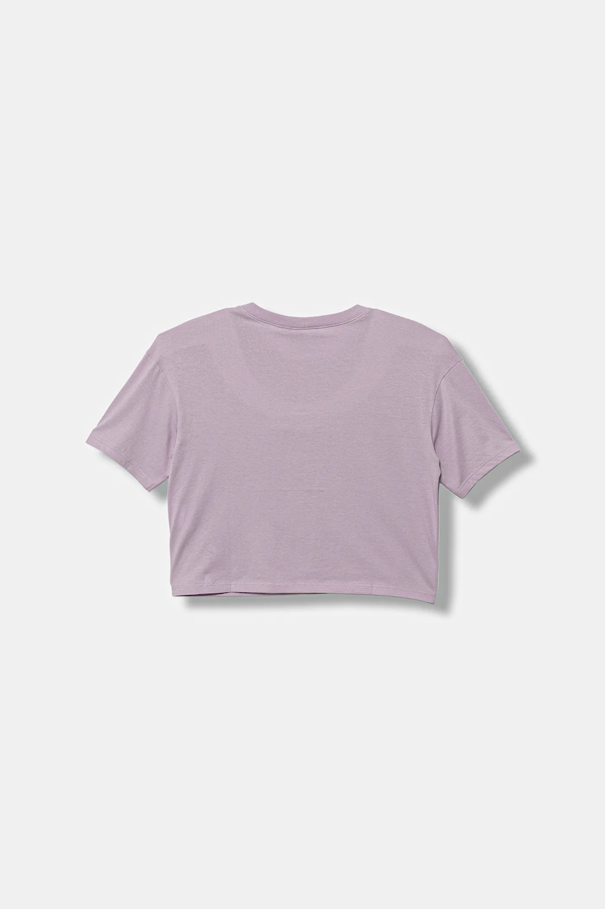 Детская хлопковая футболка United Colors of Benetton цвет фиолетовый 3X1SC10PT Детская хлопковая футболка United Colors of Benetton цвет фиолетовый 3X1SC10PT