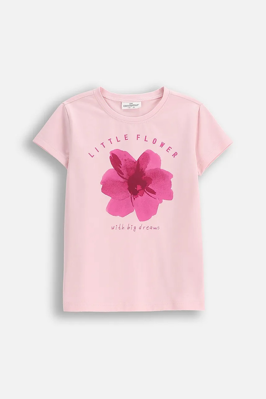 Coccodrillo tricou copii culoarea roz, EVERYDAY GIRL A